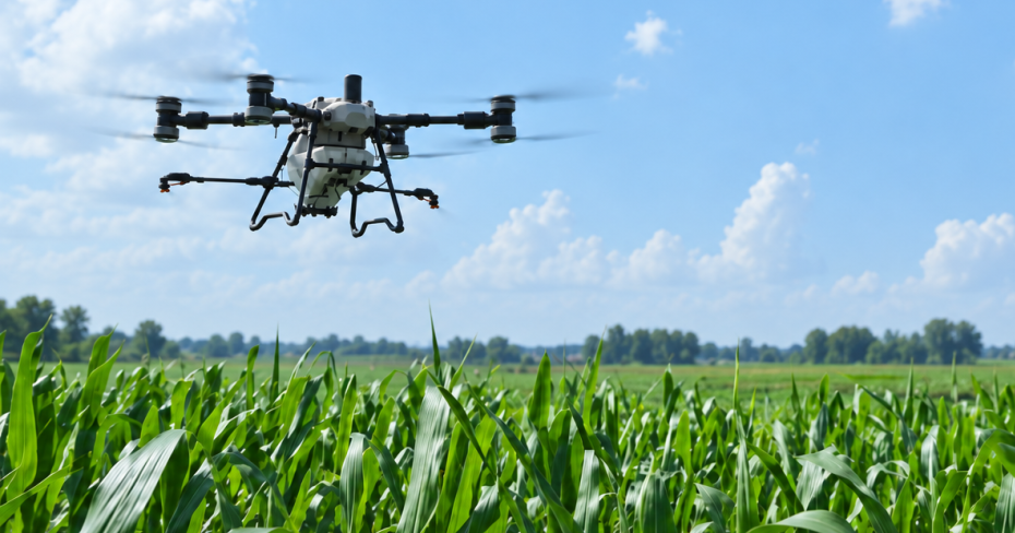 Agricultural Drone Over Cornfield (1) Agricultural Drone Over Cornfield (1)